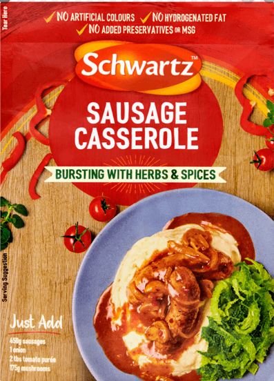 Schwartz Sachets - Sausage Casserole 6 x 35g